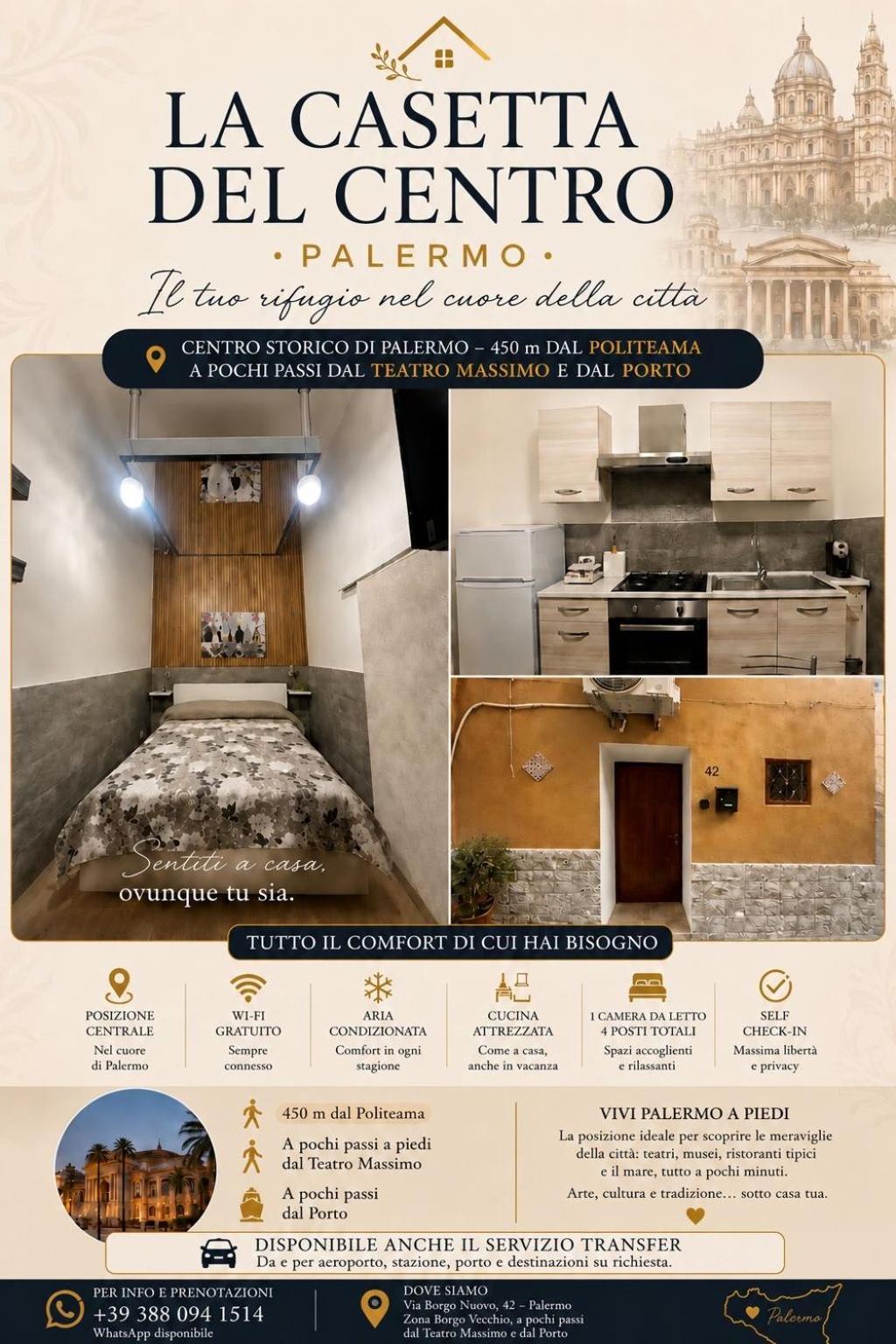 La Casetta Del Centro - Palermo — Foto 1